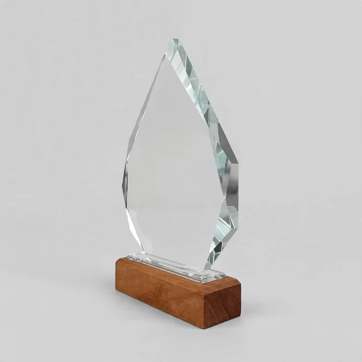 Teardrop Crystal Award