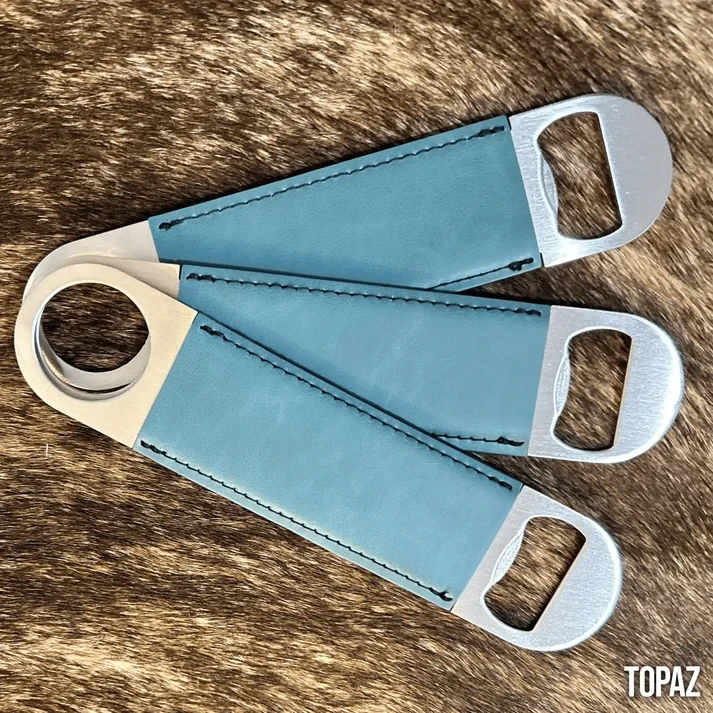 Topaz leatherette bottle opener