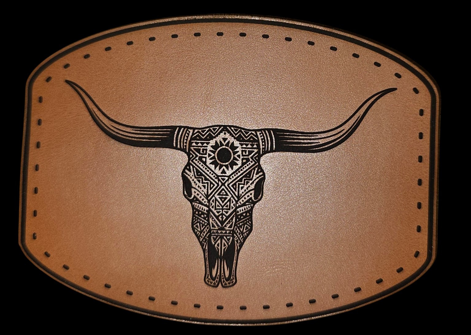 Longhorn Skull Aztec