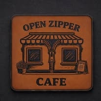 Open Zipper Cafe (Square)