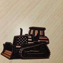 Patriotic Bulldozer