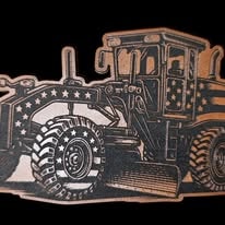 Patriotic Motor Grader