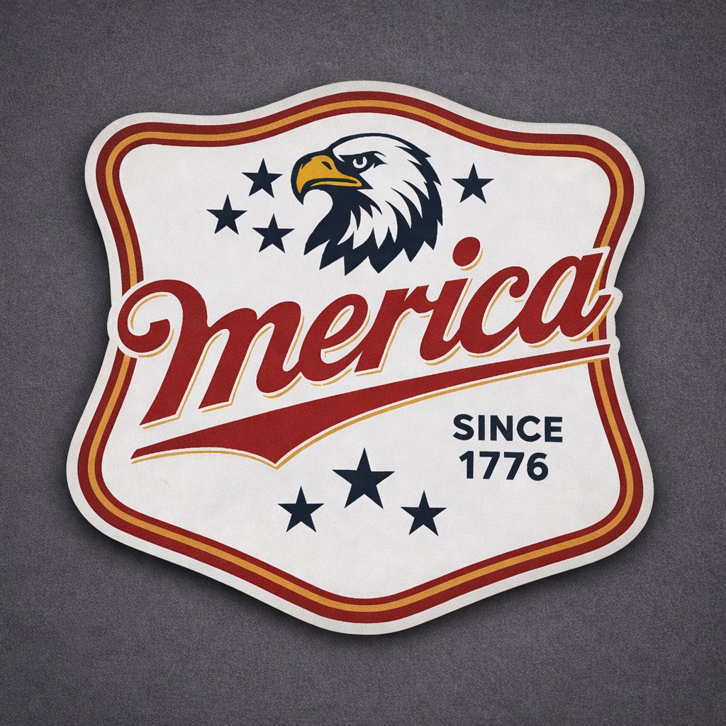 Patriotic Shield Eagle