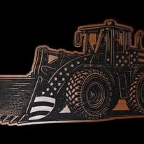 Patriotic Wheel Loader