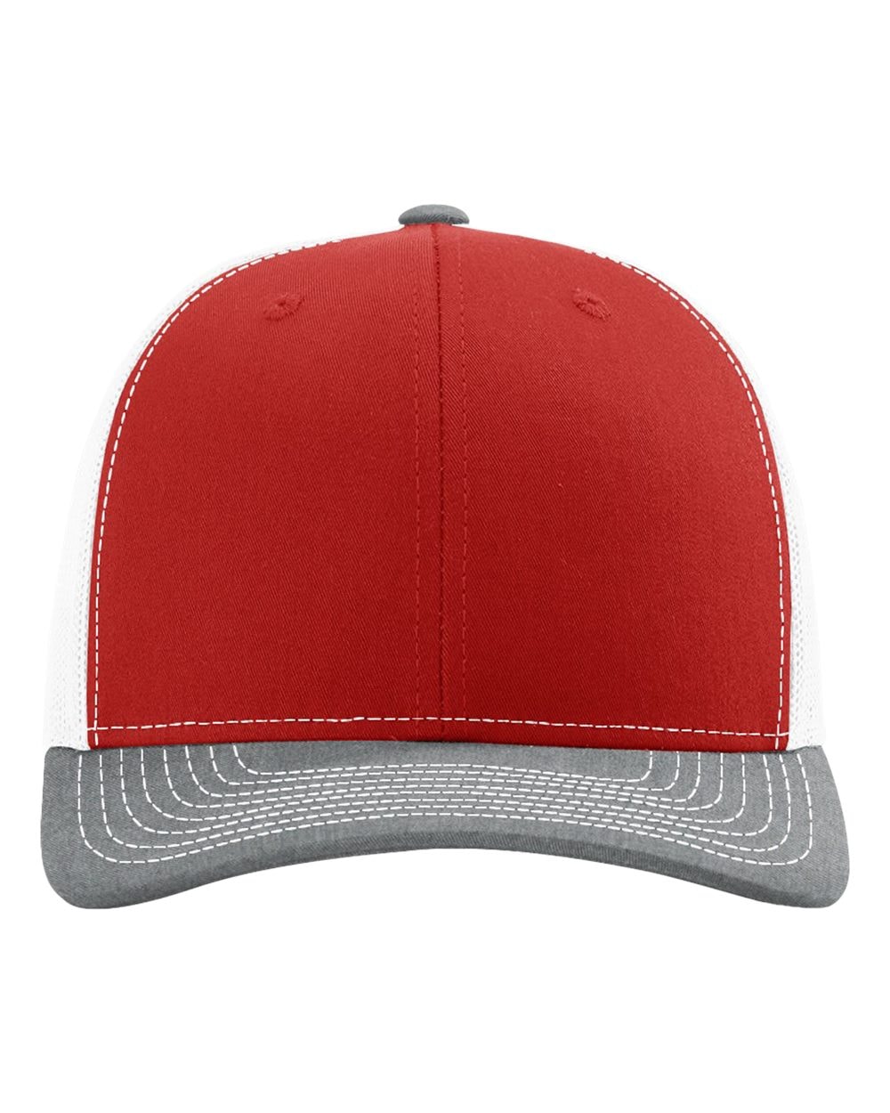 Red/White/Heather Grey