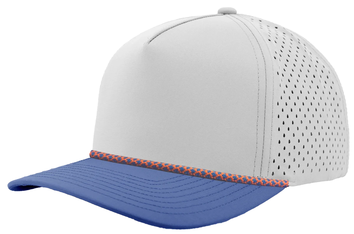 Off White/Blue & Orange Chainlink