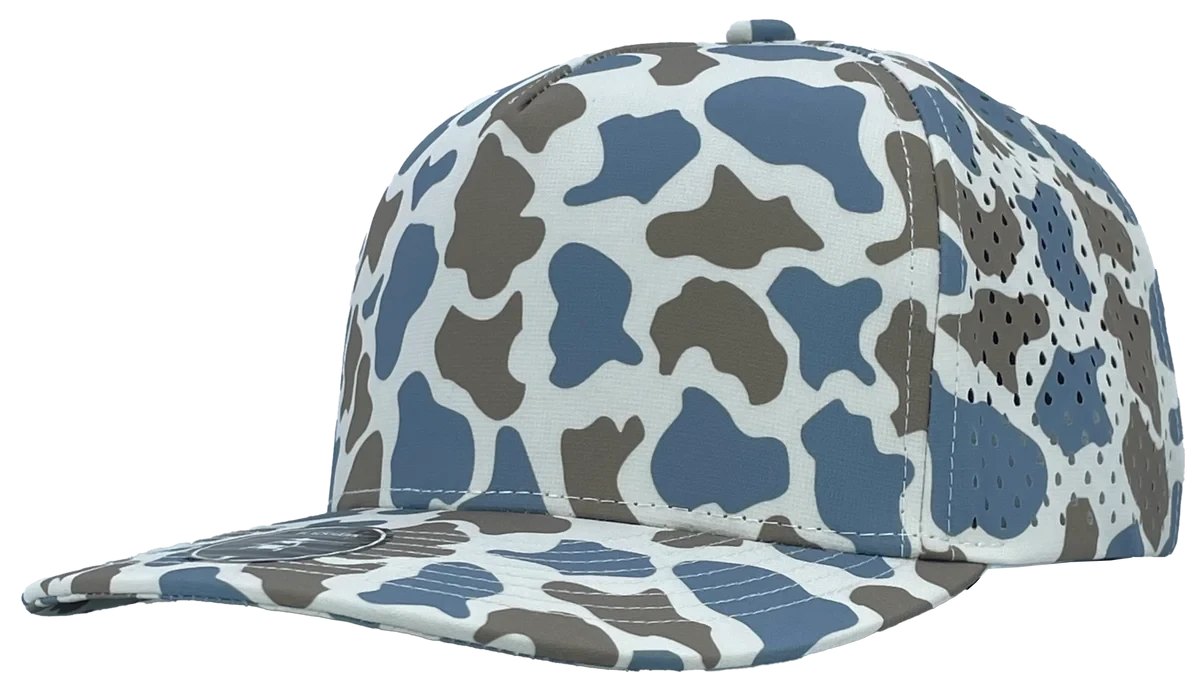 Blue Old School Camo