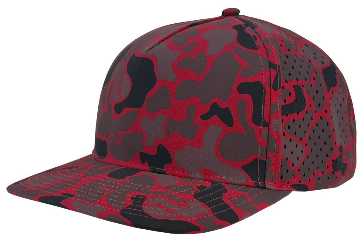 Red Old School Camo