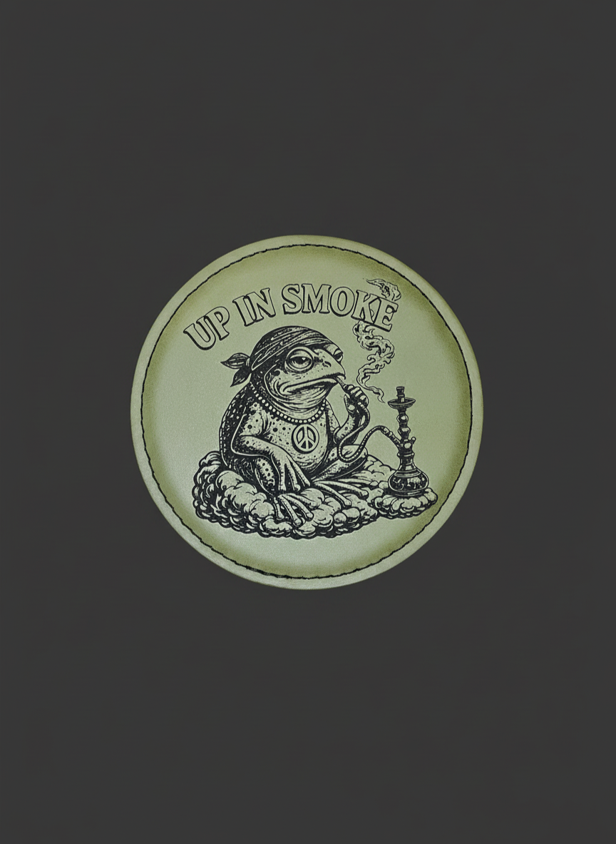 Up In Smoke Coaster — Olive (Hookah)