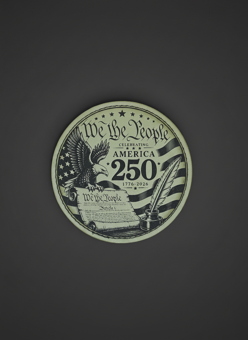 We the People 250 Coaster — Olive