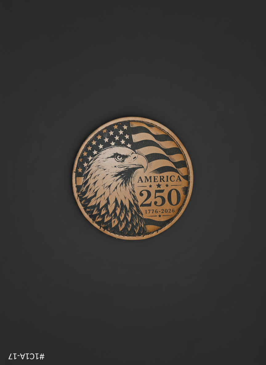Don't Tread On Me 250 Coaster — Tan (Variant 3)