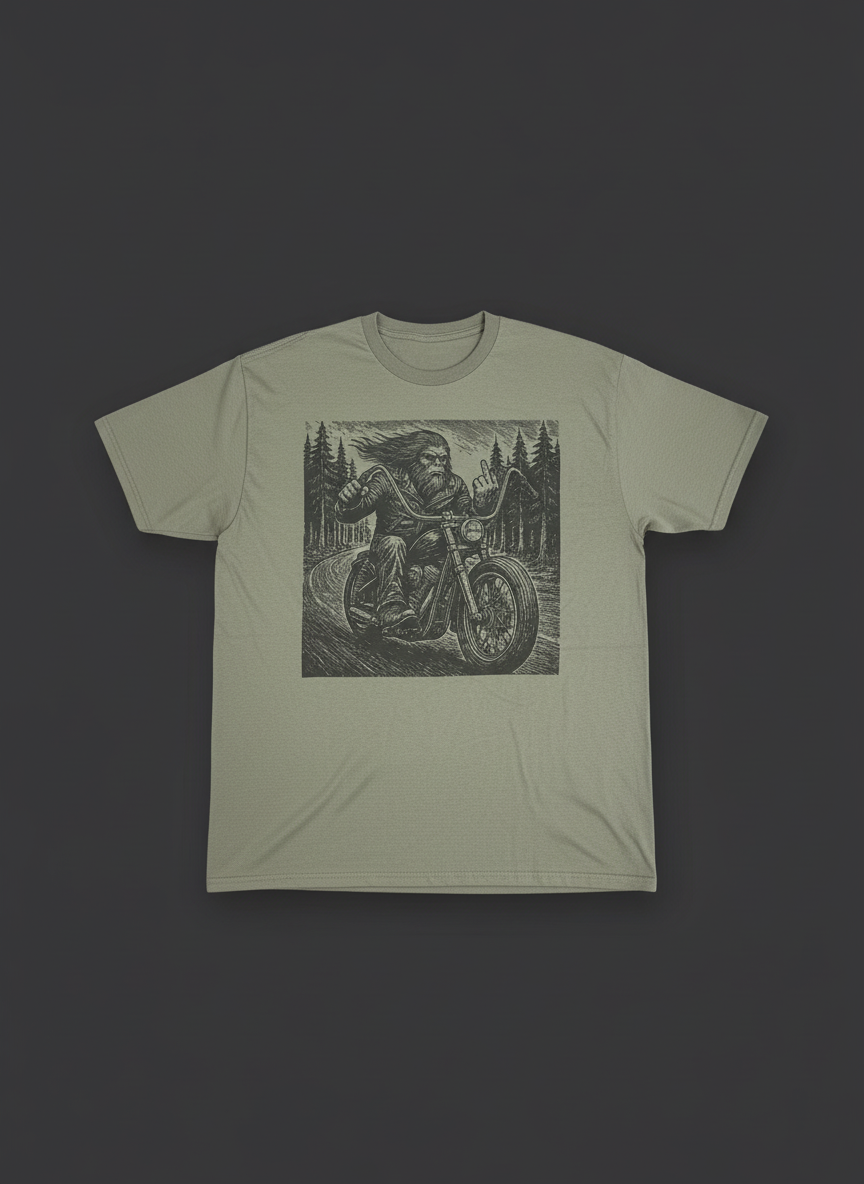 Bigfoot Biker T-Shirt