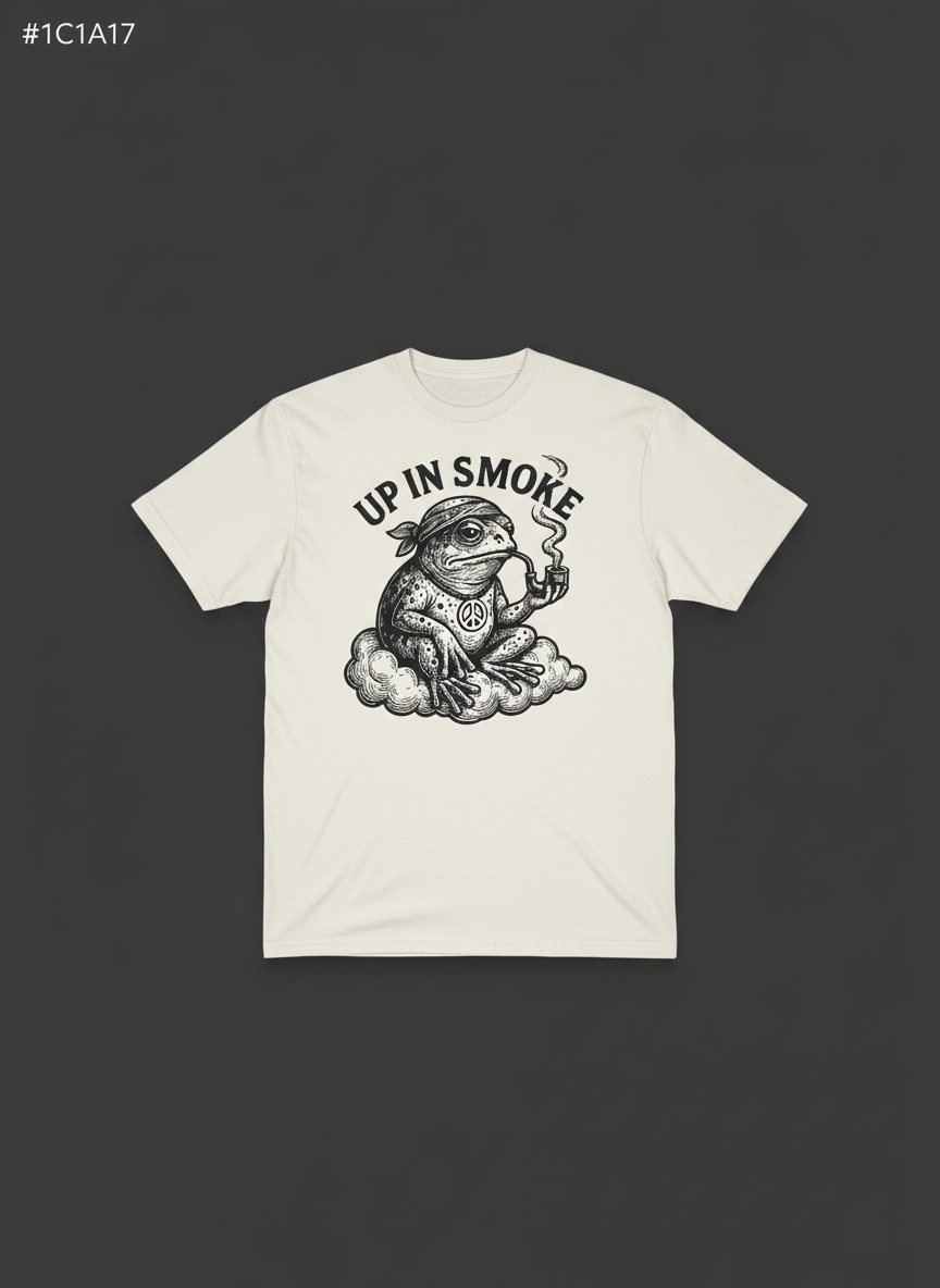 Up In Smoke Frog T-Shirt