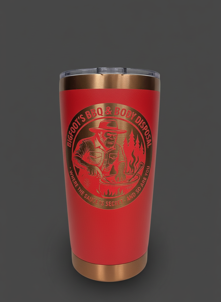 Bigfoot BBQ Tumbler