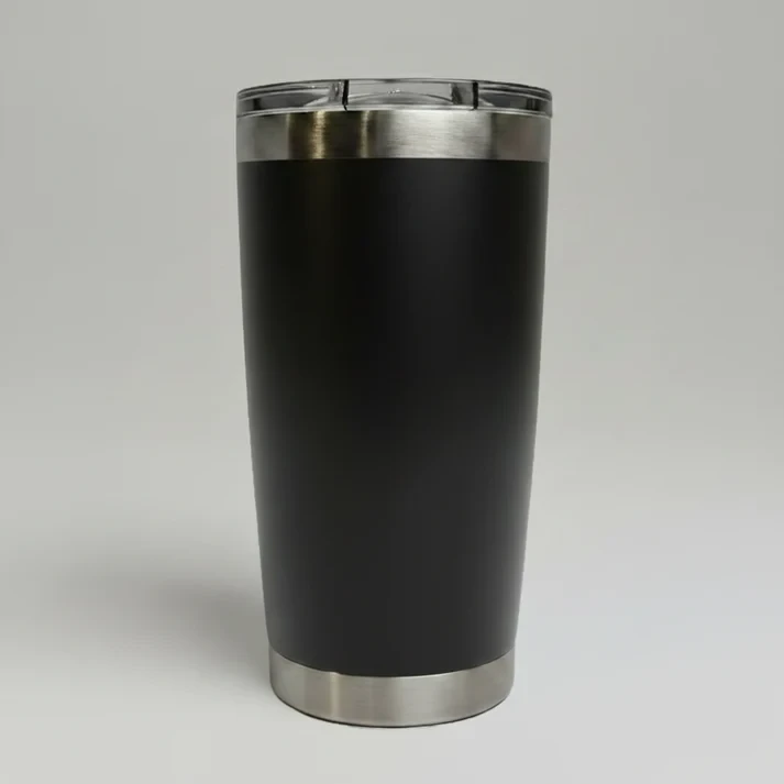 Black 20oz stainless tumbler