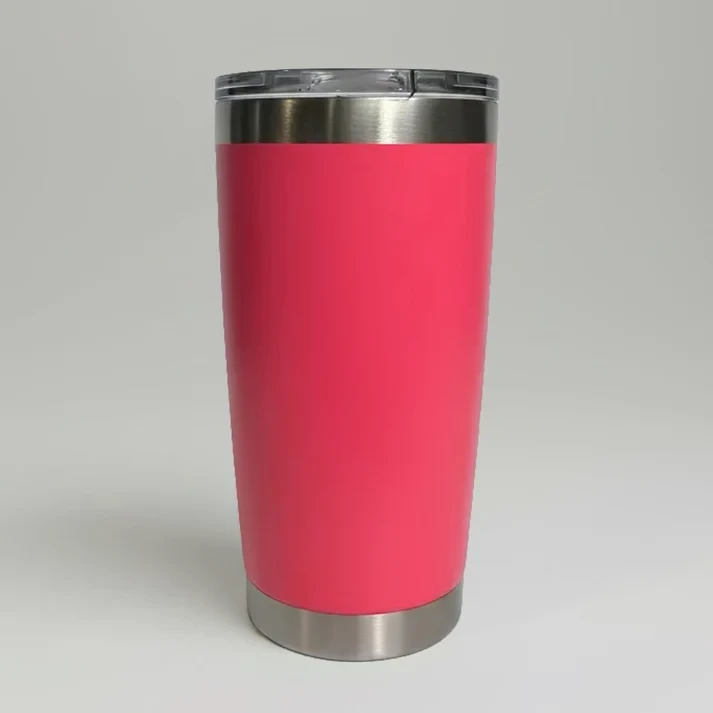 Hot Pink 20oz stainless tumbler