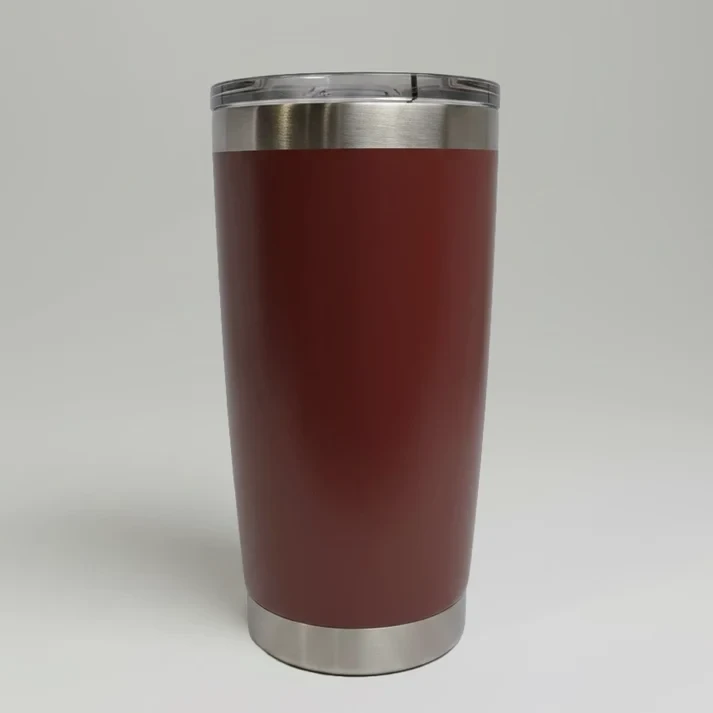 Maroon 20oz stainless tumbler