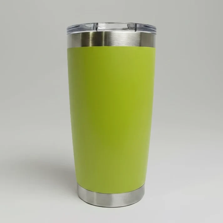 Neon Green 20oz stainless tumbler