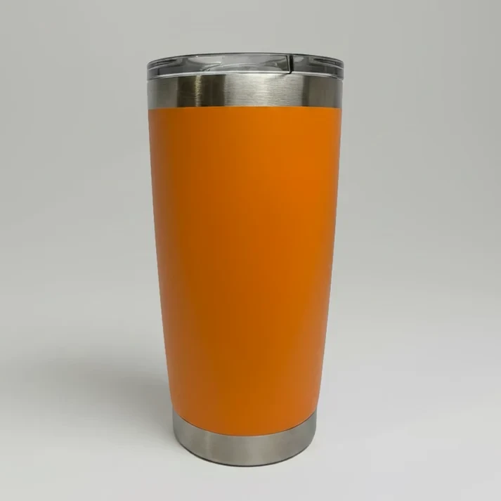 Orange 20oz stainless tumbler
