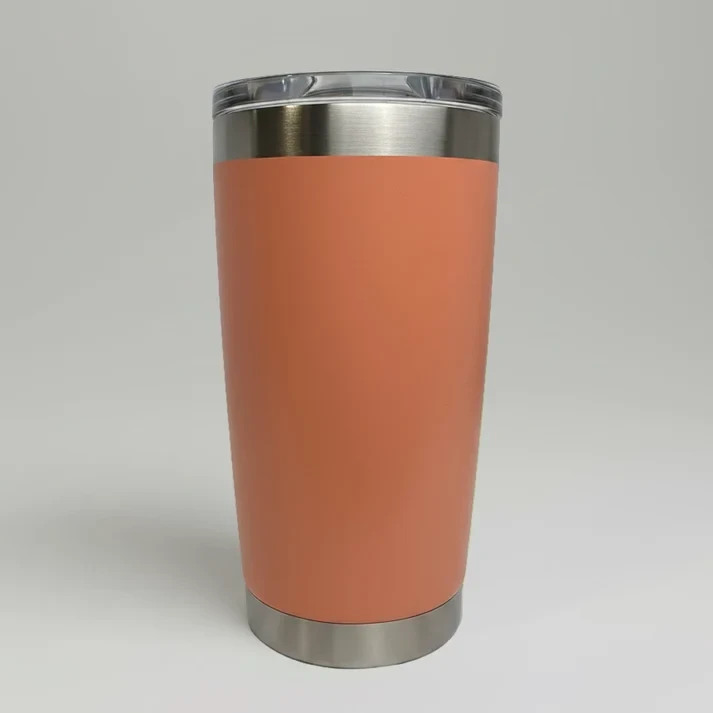 Peach 20oz stainless tumbler