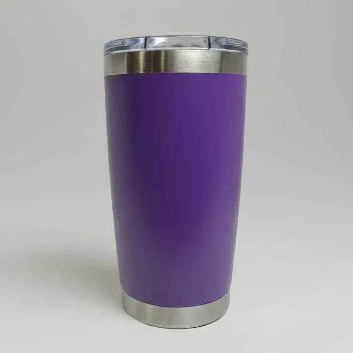 Purple 20oz stainless tumbler