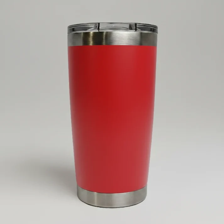 Red 20oz stainless tumbler